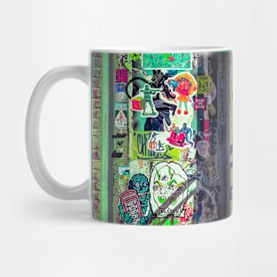 NYC Street Wall Stickers Brooklyn Mug